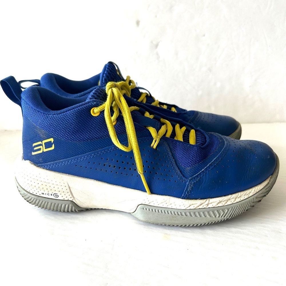 Under Armour Steph Curry Youth 6.5Y 30 ICDATSC30 Basketball Shoe Athleisure Blue
